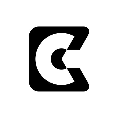 Letter C logo. Icon design. Template elements - vector signのイラスト素材