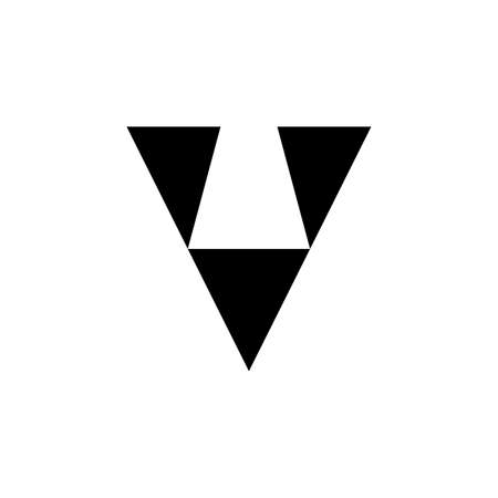 Letter V logo. Icon design. Template elements - vector signのイラスト素材