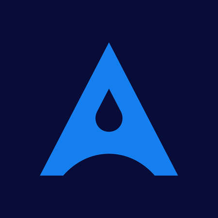 Letter A logo. Icon design. Template elements - vector signのイラスト素材