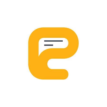 Letter E logo. Icon design. Template elements - vector signのイラスト素材