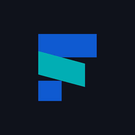 Letter F logo. Icon design. Template elements - vector sign