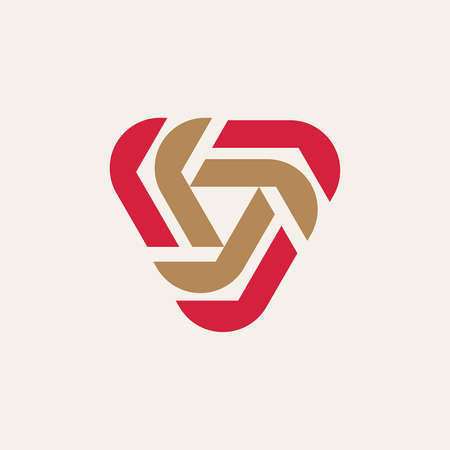 Abstract  Icon design. Template elements - vector sign