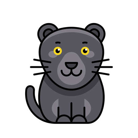 Panther icon. Icon design. Template elementsのイラスト素材