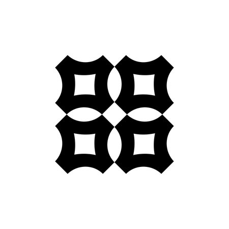 Abstract logo. Geometric abstract logos. Icon designのイラスト素材