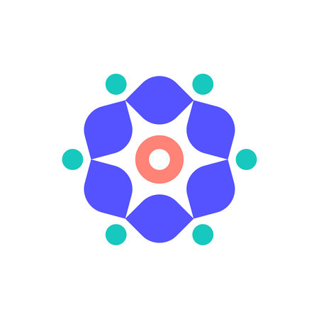 Abstract logo. Geometric abstract logos. Icon designのイラスト素材