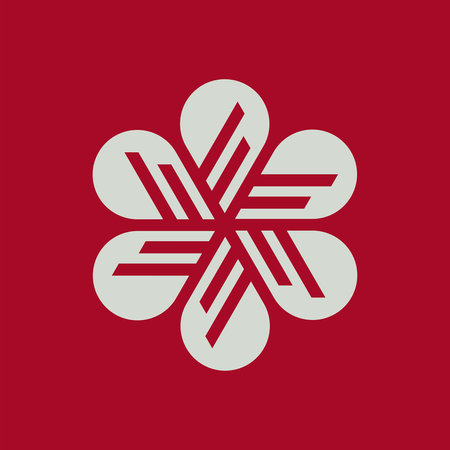 Abstract logo. Geometric abstract logos. Icon designのイラスト素材