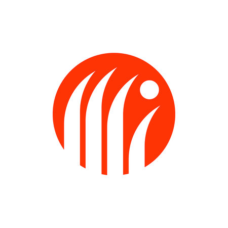 Abstract logo. Geometric abstract logos. Icon designのイラスト素材