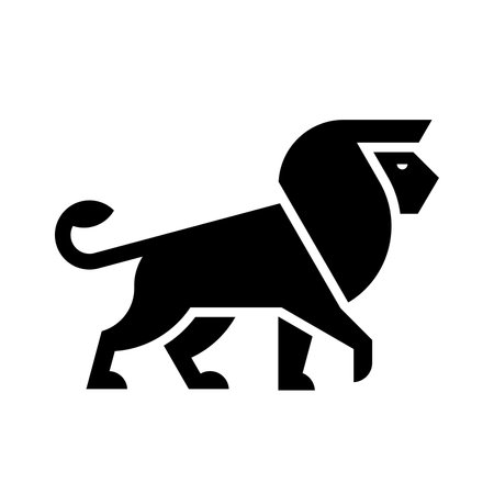 Lion Logo. Icon design. Template elementsのイラスト素材