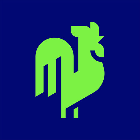 Rooster Logo. Icon design. Template elements
