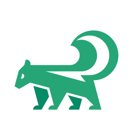 Skunk Logo. Icon design. Template elementsのイラスト素材