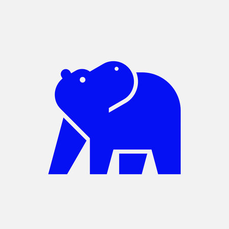 Hippo Logo. Icon design. Template elementsのイラスト素材