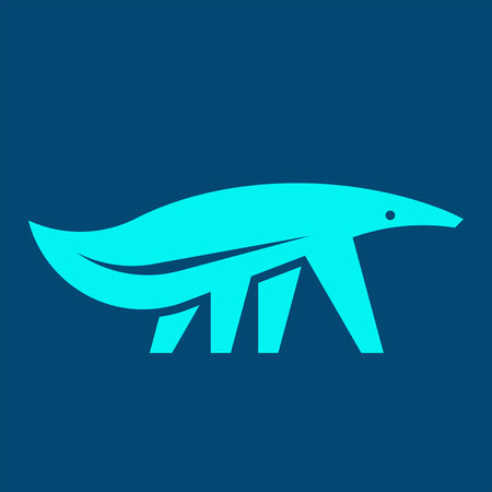 Anteater Logo. Icon design. Template elementsのイラスト素材