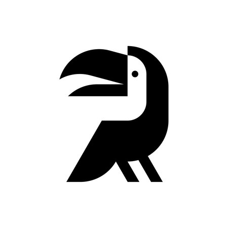 Toucan Logo. Icon design. Template elementsのイラスト素材