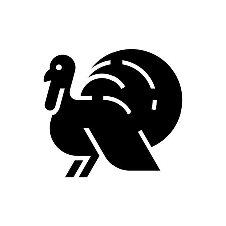 Turkey Logo. Icon design. Template elementsのイラスト素材