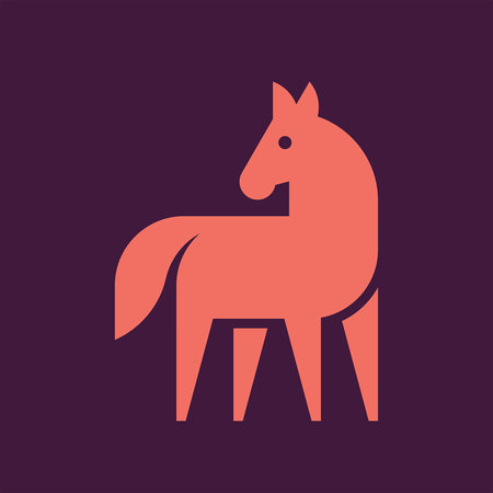 Horse Logo. Icon design. Template elementsのイラスト素材
