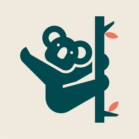 Koala Logo. Icon design. Template elementsのイラスト素材