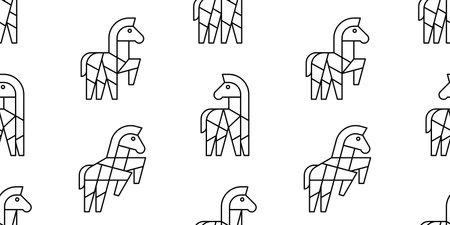 Seamless pattern with Zebras. isolated on white backgroundのイラスト素材