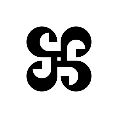 Abstract logo. Icon design. Template elements. Geometric abstract logosのイラスト素材