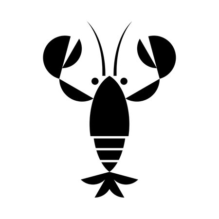 Crayfish logo. Icon design. Template elementsのイラスト素材