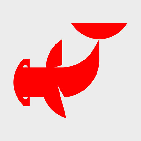 Hammerhead Shark logo. Icon design. Template elementsのイラスト素材