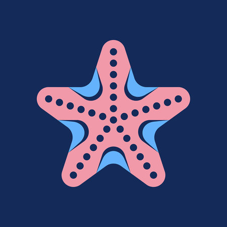 Starfish logo. Icon design. Template elementsのイラスト素材