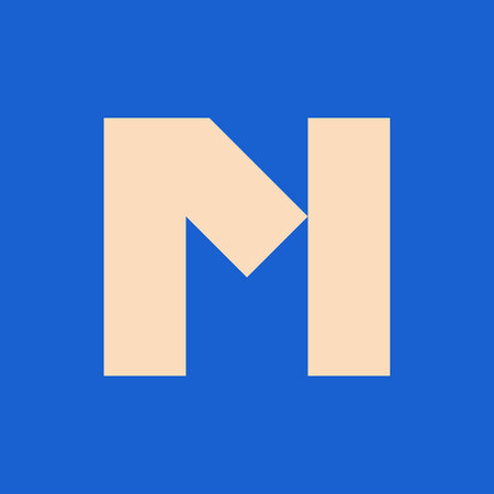 Letter M logo. Icon design. Template elements. Geometric abstract logosのイラスト素材
