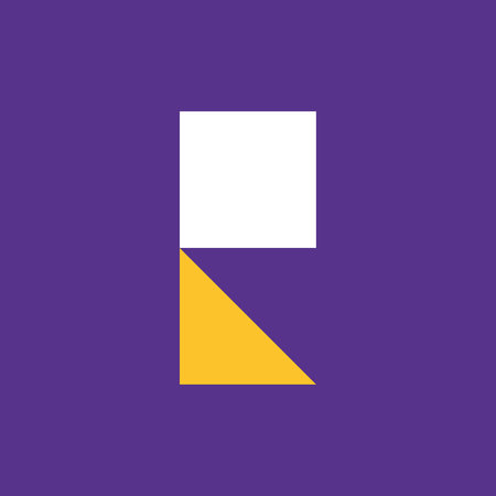 Letter I logo. Icon design. Template elements. Geometric abstract logosのイラスト素材
