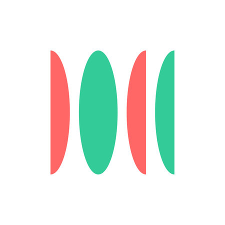 Abstract logo. Icon design. Template elements. Geometric abstract logosのイラスト素材