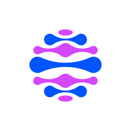 Abstract logo. Icon design. Template elements. Geometric abstract logosのイラスト素材