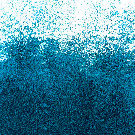 Uneven dark blue plaster applied to the wall surface. Artistic Rough Texture Of A Stylized Banner With Space For Textの写真素材