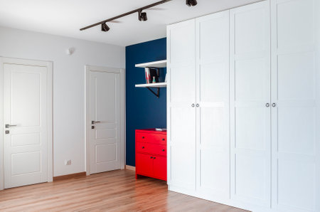 Interior design in a modern Scandinavian style. Repairの写真素材