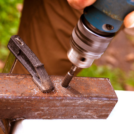 Technicians, workers, engineers working with metal lathes. technician working on a lathe and tools to work.の写真素材