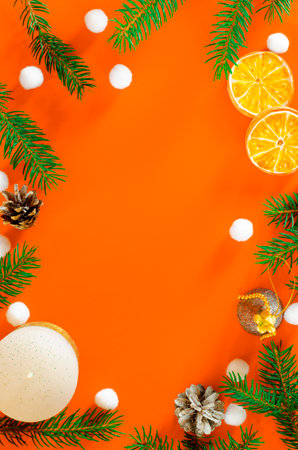 Christmas card with space for text. New Year. Weekendの写真素材