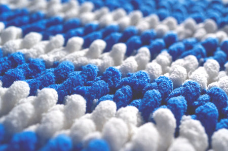 Fleece warm knitted background close-up.の写真素材