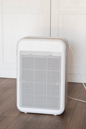 White Apartment Air Purifierの写真素材