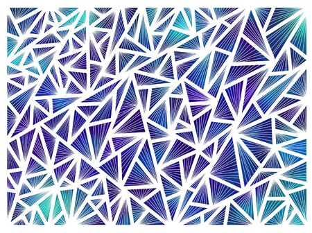 Background made of triangles blue on white backgroundの写真素材