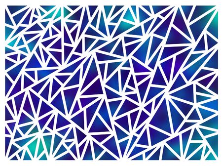 Background made of triangles blue on white backgroundの写真素材