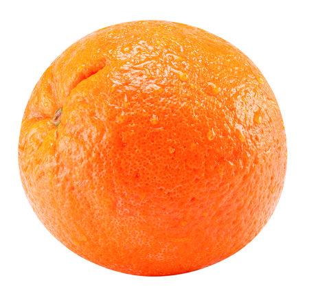 orange on white background.の写真素材