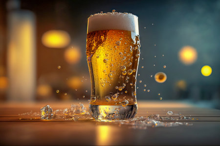 illustration of the beer mug.の素材