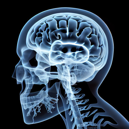 illustration of the brain stroke.の素材