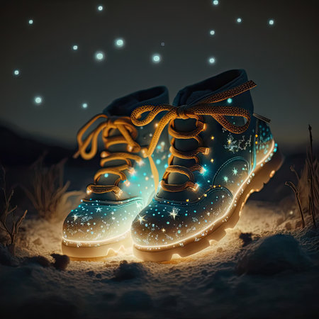 magic shoes from fairytale.の素材