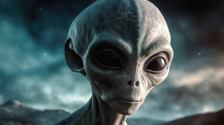 portrait of the alien.の素材