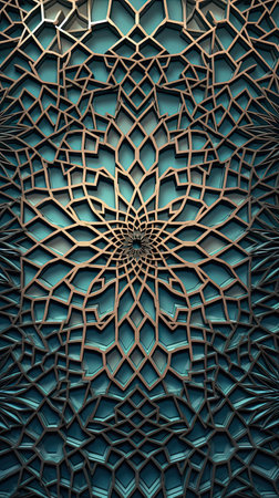 neon mandala background.の素材