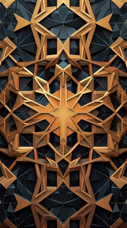 neon mandala background.の素材