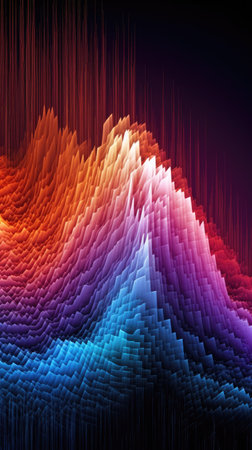 colorful lines background.の素材