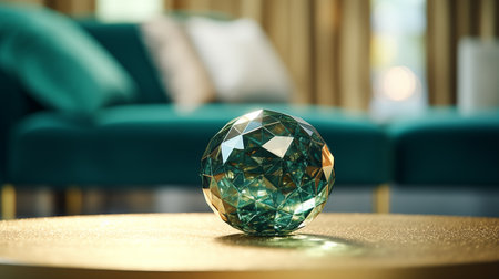glass sphere decoration.の素材