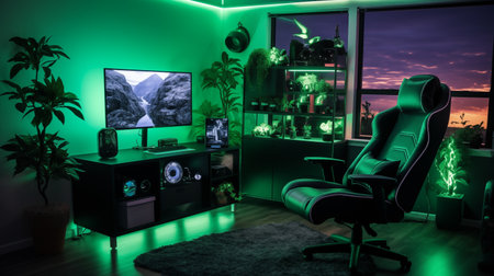 cool gamer room.の素材