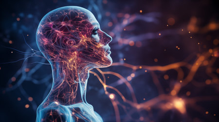 human nervous system.の素材