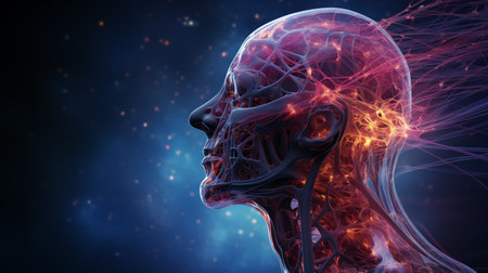 human nervous system.の素材