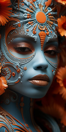 girl like an embodiment of nature.の素材